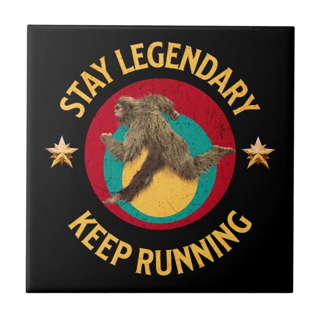 Carreau Drôle de motivation de course de Bigfoot (Devant)