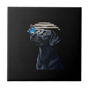Carreau Drôle de propriétaire de chien Labrador Retriever 