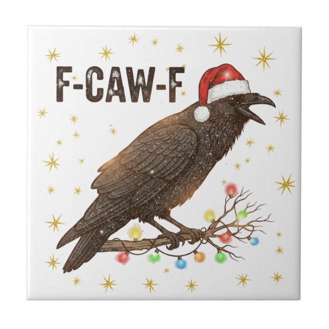 Carreau Drôle Noël Corbeau Corbeau F-CAW- F (Devant)