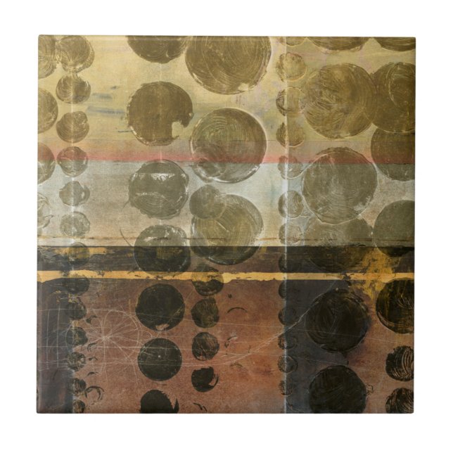 Carreau Droplets verts circulaires (Devant)