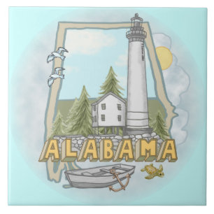 Carreau du phare de l'Alabama