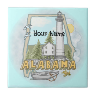 Carreau du phare de l'Alabama