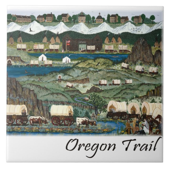 Carreau du sentier de l'Oregon (Devant)
