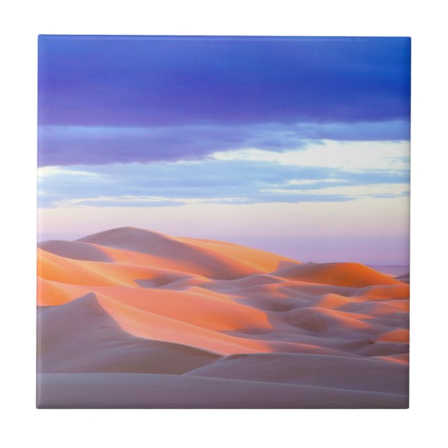 Carreau Dunes de Glamis au coucher du soleil (Devant)