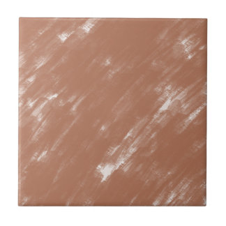 Carreau Earthy Terracotta Clay Watercolor Brush Stroke
