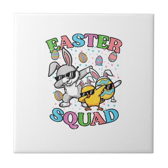 Carreau Easter Squad Bunny Egg Chick Dab Crew Matching Men (Devant)
