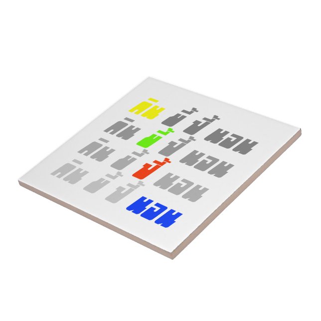 Carreau Eat Poop Boom Sleep (Côté)