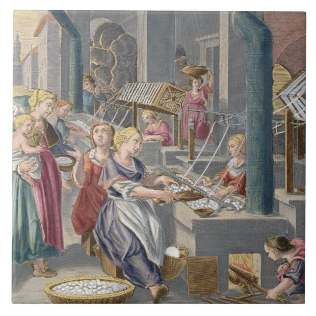 Carreau Ébullition des cocons pour détruire les (Devant)