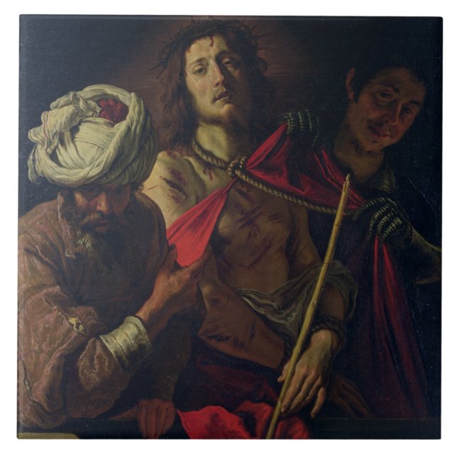 Carreau Ecce homo (huile sur la toile) (Devant)