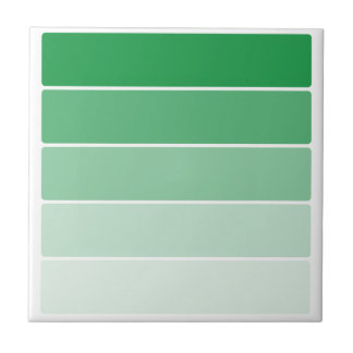 Carreau Échantillons de peinture vert brillant
