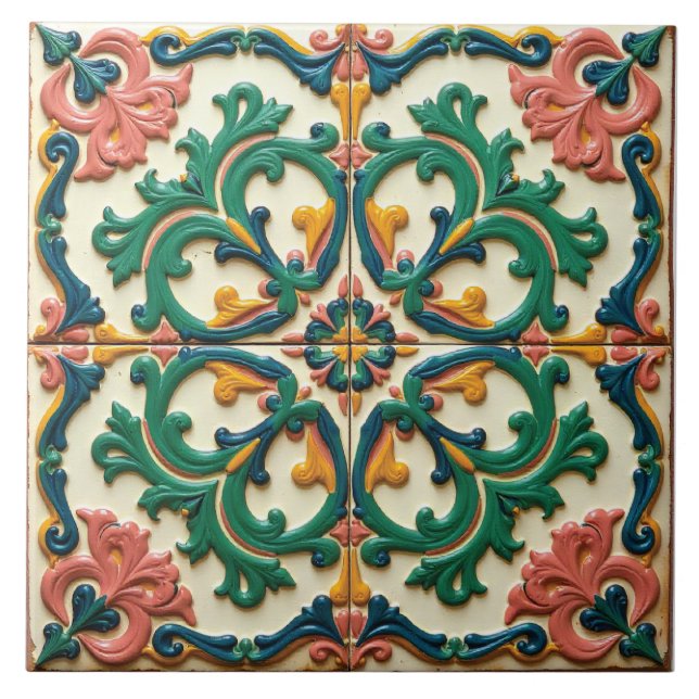Carreau Échos de la Cour Verdoyante (Devant)