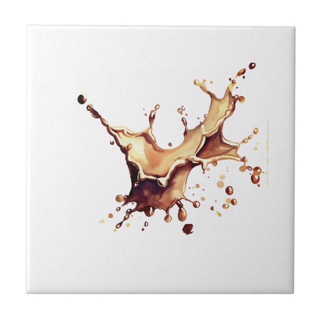 Carreau Éclaboussure de café (Devant)