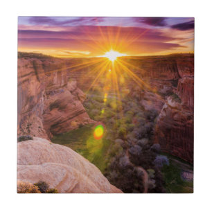 Carreau Éclatement solaire à Canyon de Chelly, AZ