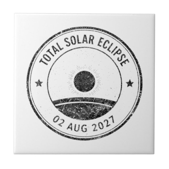 Carreau Éclipse solaire du 2 août 2027 (Devant)