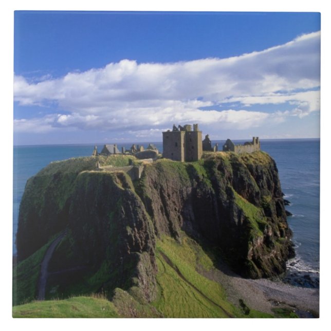 Carreau Écosse, Aberdeen. Château de Dunnotar. (Devant)