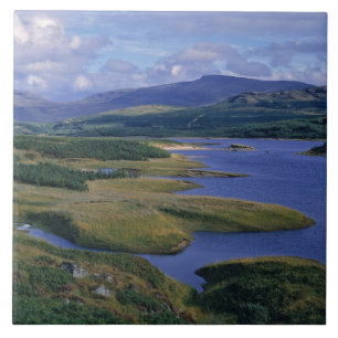Carreau Écosse, Highland, Wester Ross, Loch Garry. Un