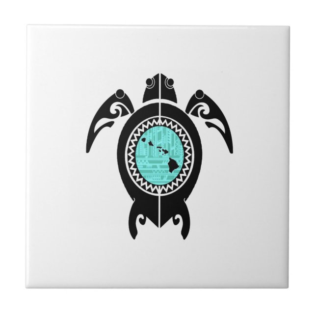 CARREAU ÉCOULEMENT D'ÎLE HAWAÏENNE (Devant)