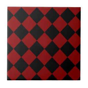 Carreau Écran noir et rouge de contrôle du diamant