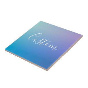 Carreau Écriture de script moderne éditable Ombre coloré