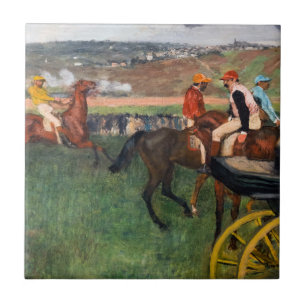 Carreau Edgar Degas - Aux courses
