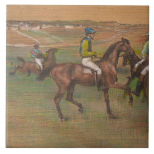 Carreau Edgar Degas - chevaux de course