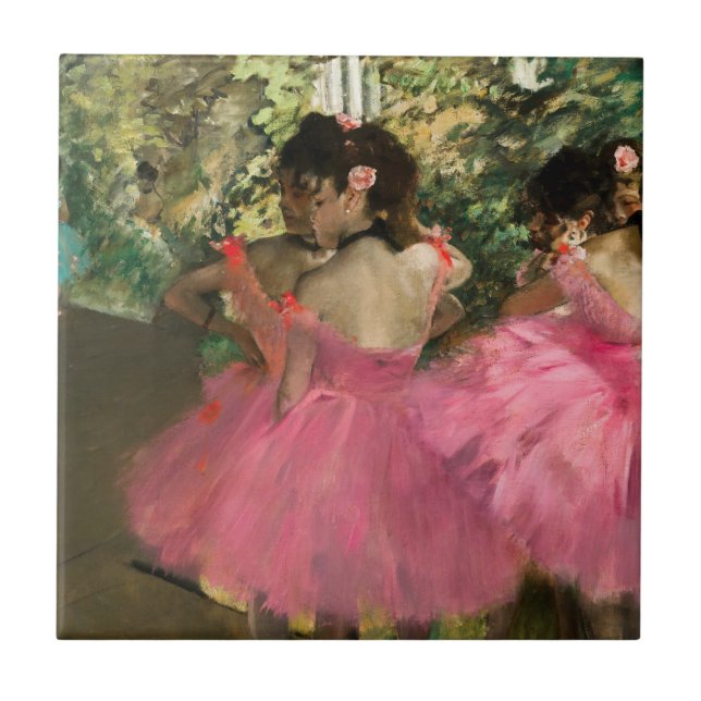 Carreau Edgar Degas - Danseurs en rose (Devant)