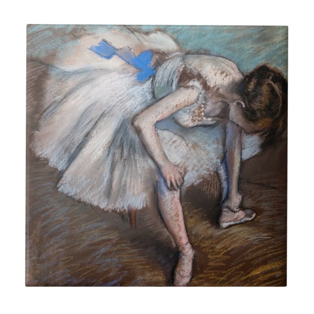 Carreau Edgar Degas - Danseuse assise (Devant)