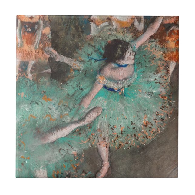 Carreau Edgar Degas - Danseuse basculant / Danseuse verte (Devant)
