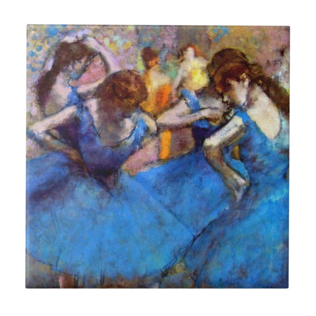 Carreau Edgar Degas - Danseuses en bleu - Amateur de danse (Devant)