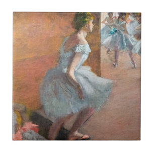 Carreau Edgar Degas - Danseuses montant un escalier