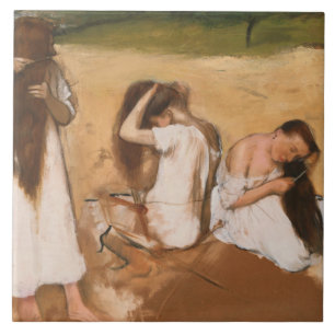 Carreau Edgar Degas - Des Femmes Comportant Leurs Cheveux