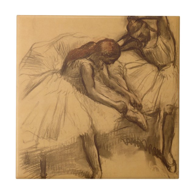 Carreau Edgar Degas | deux danseurs (Devant)