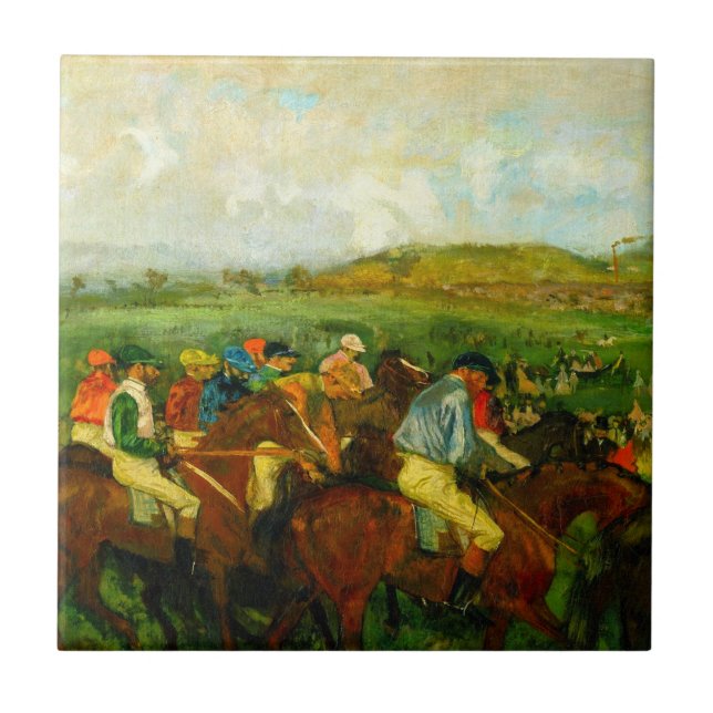 Carreau Edgar Degas Équitation (Devant)