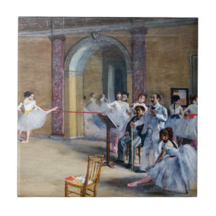 Carreau Edgar Degas - Foyer de danse, Opéra rue Le Peletie
