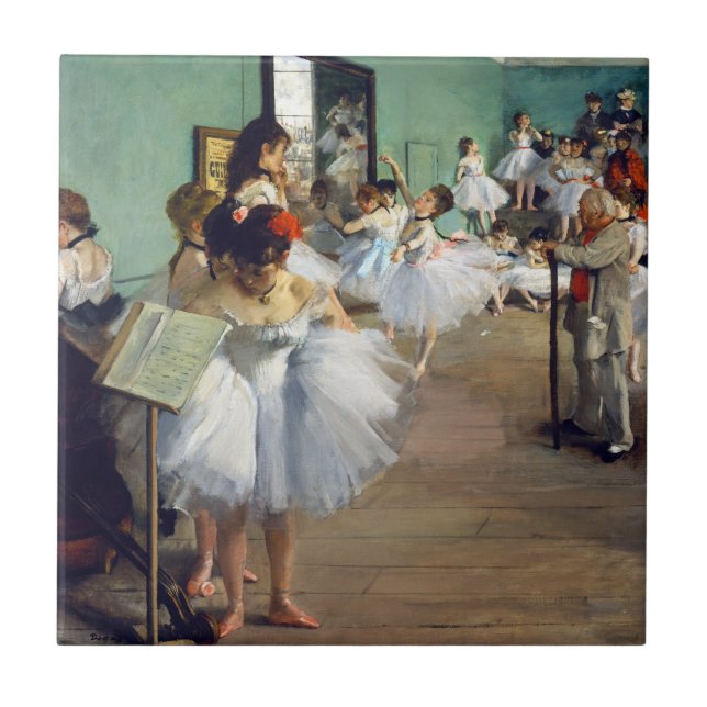 Carreau Edgar Degas - La Classe de danse (Devant)
