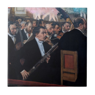 Carreau Edgar Degas - Orchestre à l'Opéra