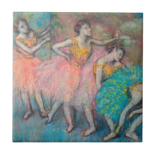 Carreau Edgar Degas - Quatre danseuses
