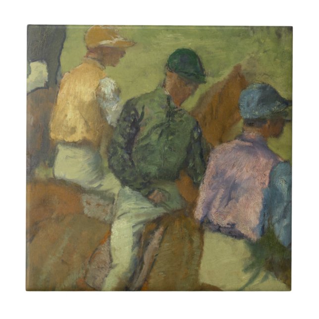 Carreau Edgar Degas | quatre jockeys (Devant)