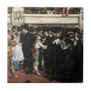 Carreau Edouard Manet - Bal masqué à l'Opéra