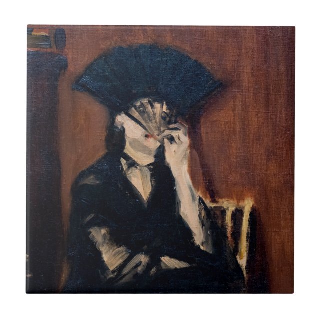 Carreau Edouard Manet - Berthe Morisot avec un éventail (Devant)