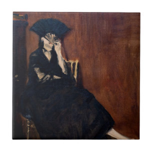 Carreau Edouard Manet - Berthe Morisot avec un éventail