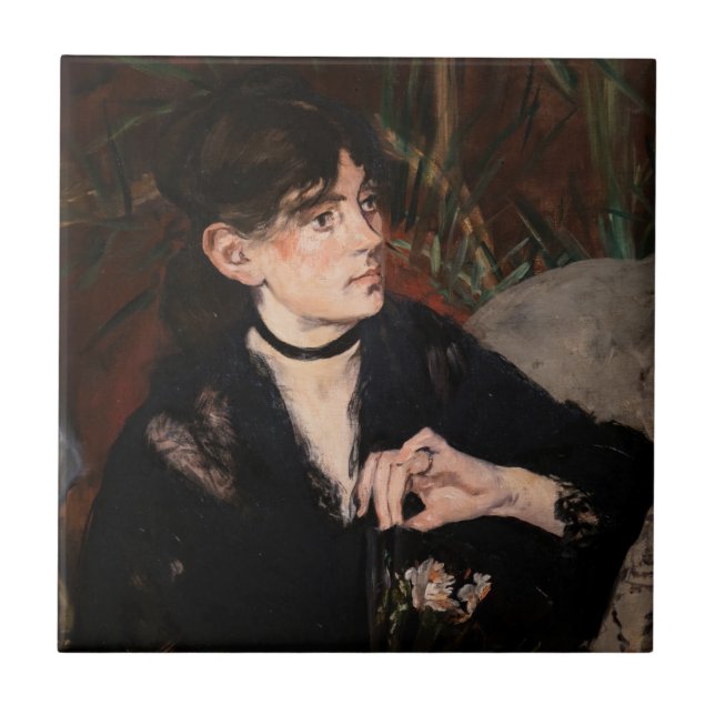 Carreau Edouard Manet - Berthe Morisot avec un éventail 18 (Devant)