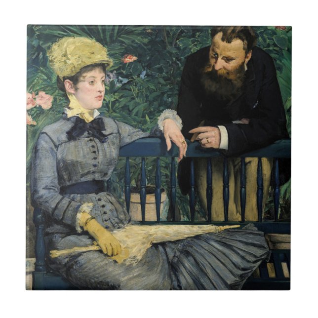 Carreau Edouard Manet - Dans la serre (Devant)