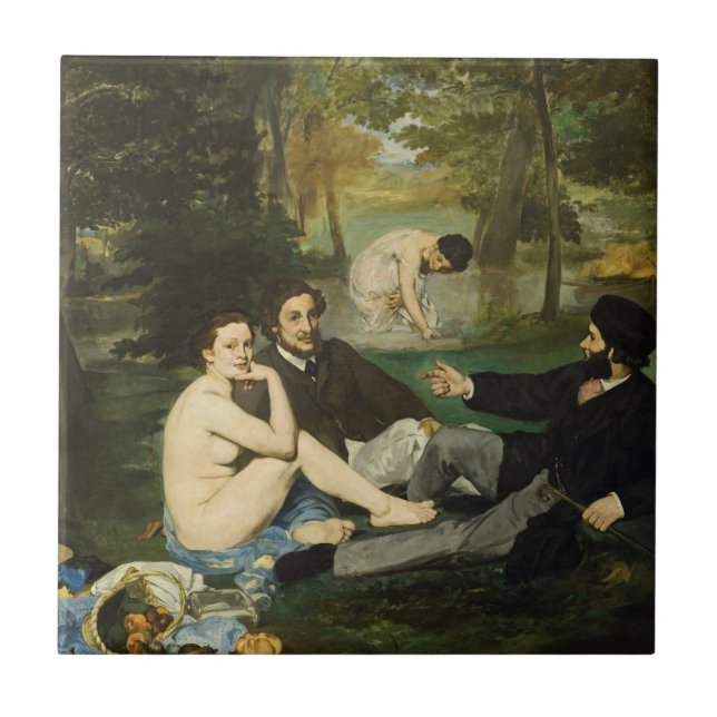 Carreau Edouard Manet - Déjeuner Sur L'Herbe (Devant)