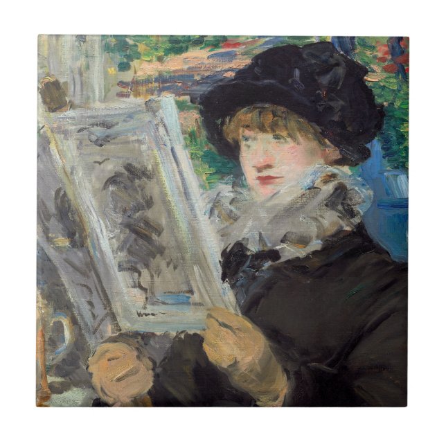 Carreau Edouard Manet - Femme lisant (Devant)