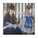 Carreau Edouard Manet - Le Chemin De Fer<br><div class="desc">Le chemin de fer / Le chemin de fer - Edouard Manet,  1873</div>