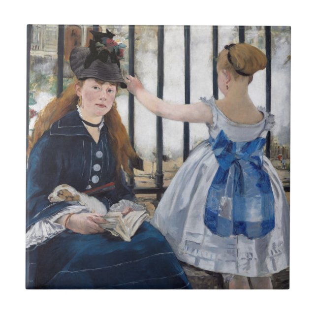 Carreau Edouard Manet - Le Chemin De Fer (Devant)