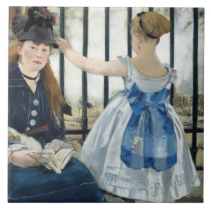 Carreau Edouard Manet - Le Chemin De Fer