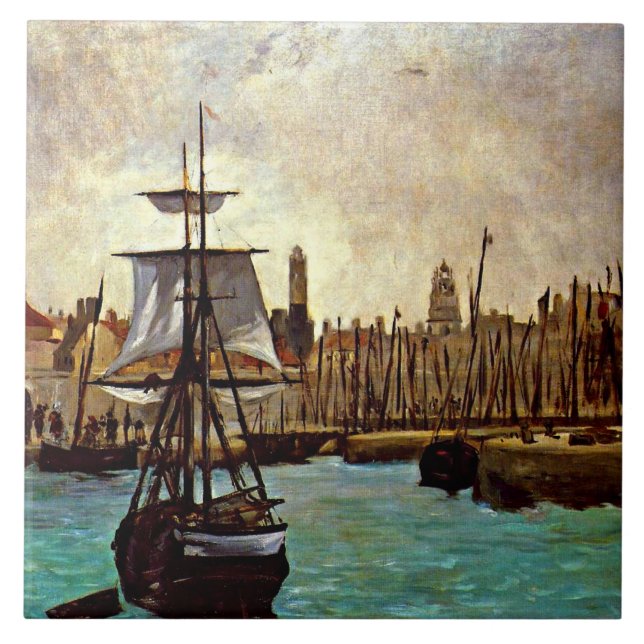 Carreau Edouard Manet - Le Port de Bordeaux (Devant)
