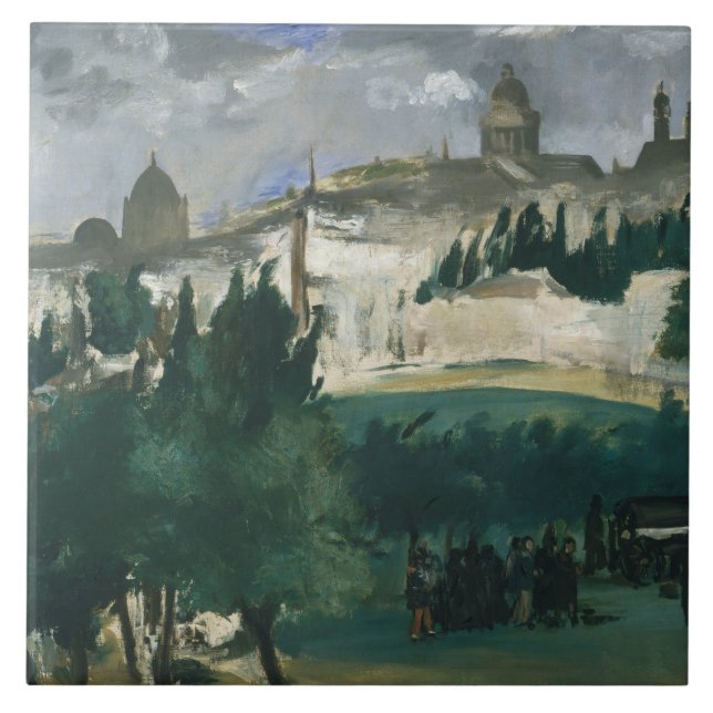 Carreau Edouard Manet - Les funérailles (Devant)